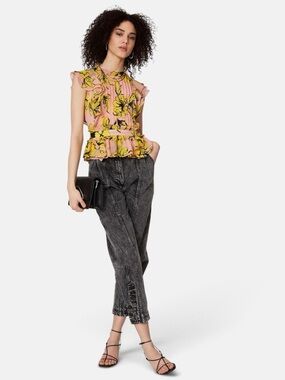 Marissa Webb Flutter Sleeve Top